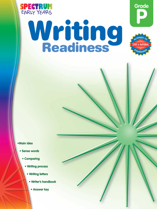 Title details for Writing Readiness, Grade PK by Spectrum - Available